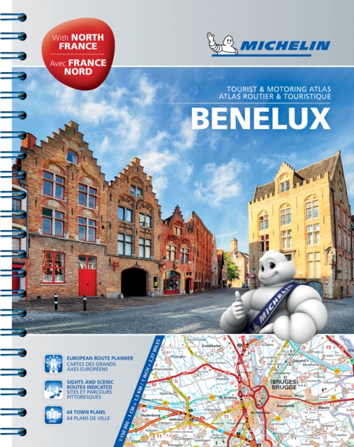 Benelux & North of France - Tourist & Motoring Atlas : Tourist & Motoring Atlas A4 spiral, Spiral bound Book