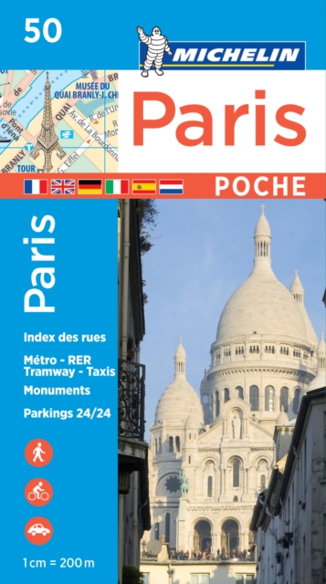 Paris Pocket - Michelin City Plan 50 : City Plans, Sheet map, folded Book