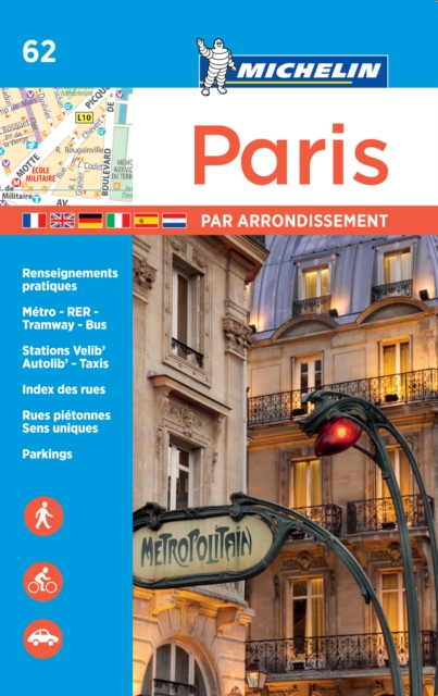 Paris par arrondissement - Michelin City Plan 062 : City Plans, Sheet map, folded Book