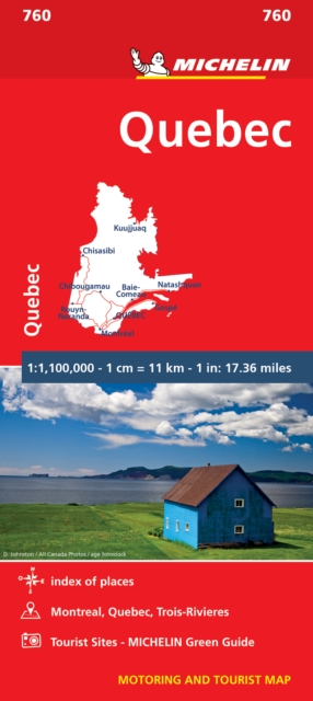 Quebec - Michelin National Map 760 : Map, Sheet map Book