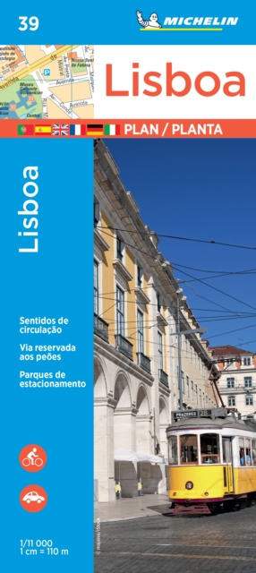 Lisbon - Michelin City Plan 39 : City Plans, Sheet map Book