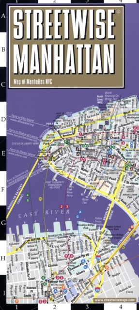 Streetwise Manhattan Map - Laminated City Center Street Map of Manhattan, New York : City Plans, Sheet map, folded Book