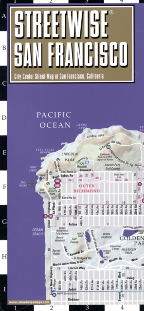 Streetwise San Francisco Map - Laminated City Center Street Map of San Francisco, California : City Plans, Sheet map, folded Book