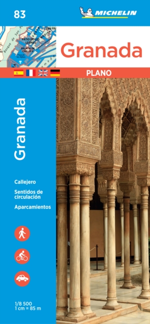 Granada - Michelin City Plan 83 : City Plans, Sheet map, folded Book