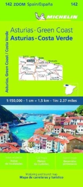 Asturias, Costa Verde - Zoom Map 142, Sheet map, folded Book