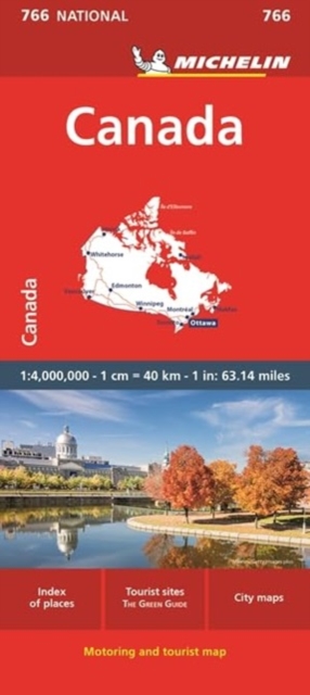 Canada - Michelin National Map 766, Sheet map, folded Book