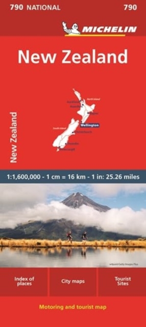 New Zealand - Michelin National Map 790, Sheet map, folded Book