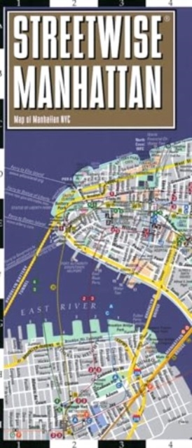 Streetwise Manhattan Map - Laminated City Center Street Map of Manhattan, New York, Sheet map, folded Book