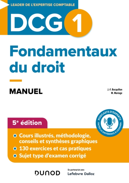DCG 1 - Fondamentaux du droit - Manuel - 2024-2025 : 0, PDF eBook