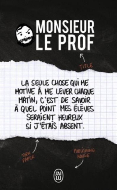 Monsieur le prof, Paperback / softback Book