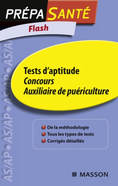 Flash Tests d'aptitude Concours Auxiliaire de puericulture, EPUB eBook