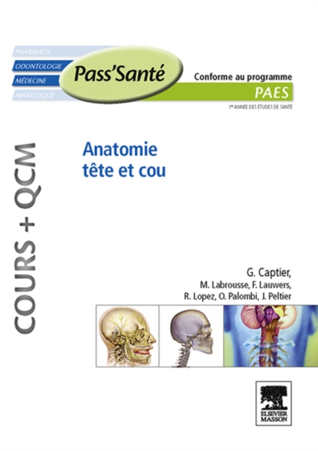 Anatomie tete et cou (Cours + QCM), EPUB eBook