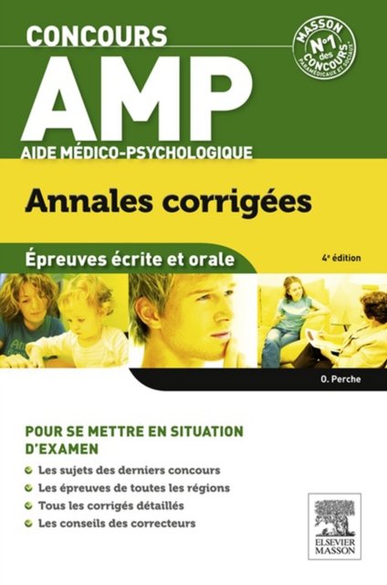 Concours AMP Aide medico-psychologique Annales corrigees, EPUB eBook