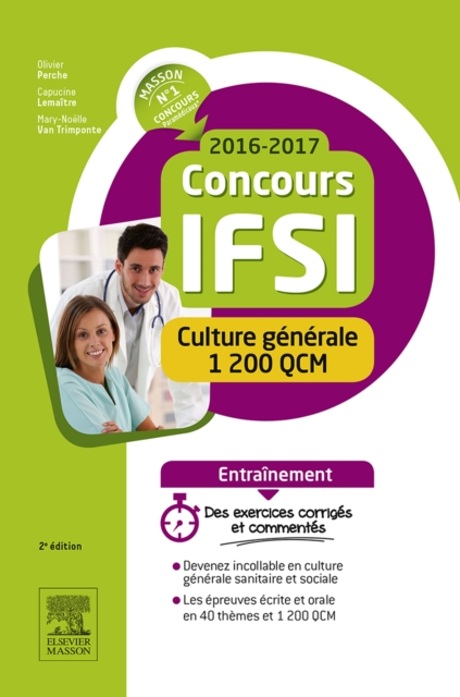 Concours IFSI 2016-2017 - Culture generale - 1 200 QCM, EPUB eBook