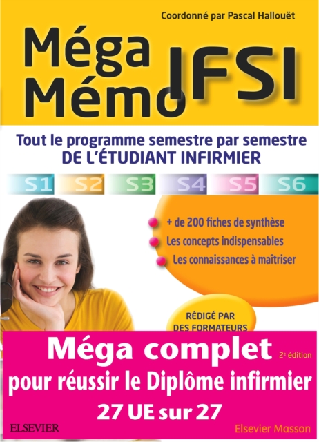 Mega Memo IFSI : Tout le programme semestre par semestre de l'etudiant infirmier, EPUB eBook