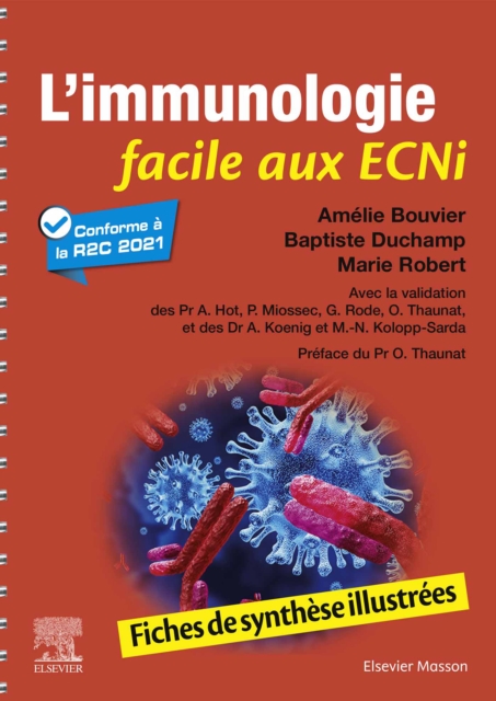 L'immunologie facile aux ECNi : Fiches de synthese illustrees, EPUB eBook