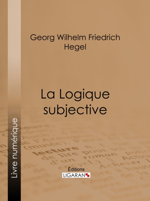 La Logique subjective, EPUB eBook