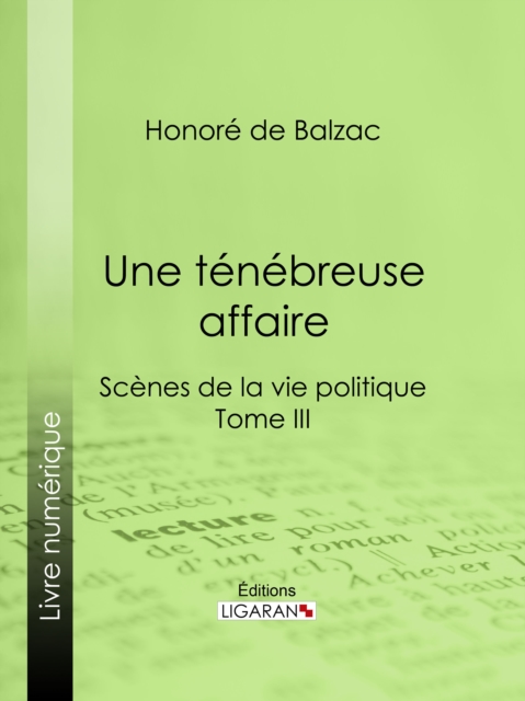 Une tenebreuse affaire : Scenes de la vie politique - Tome III, EPUB eBook