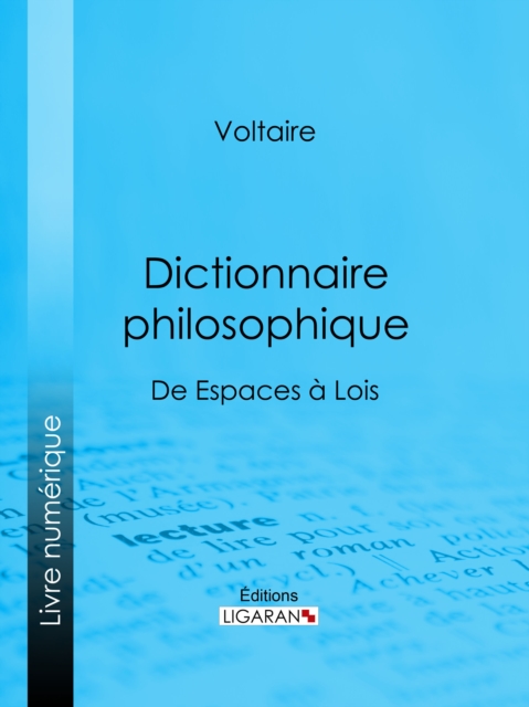 Dictionnaire philosophique, EPUB eBook