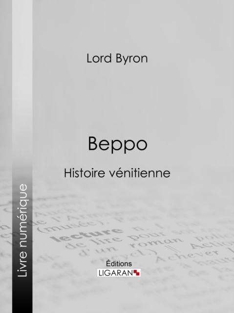 Beppo : Histoire venitienne, EPUB eBook