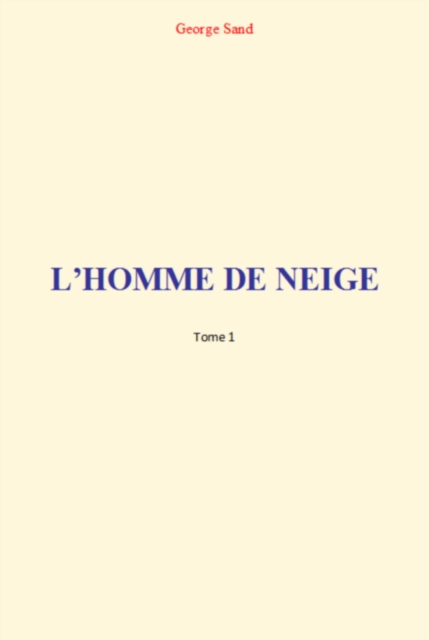 L'Homme de Neige (Tome 1), EPUB eBook