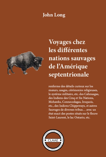 Voyages chez les differentes nations sauvages de l'Amerique septentrionale, EPUB eBook