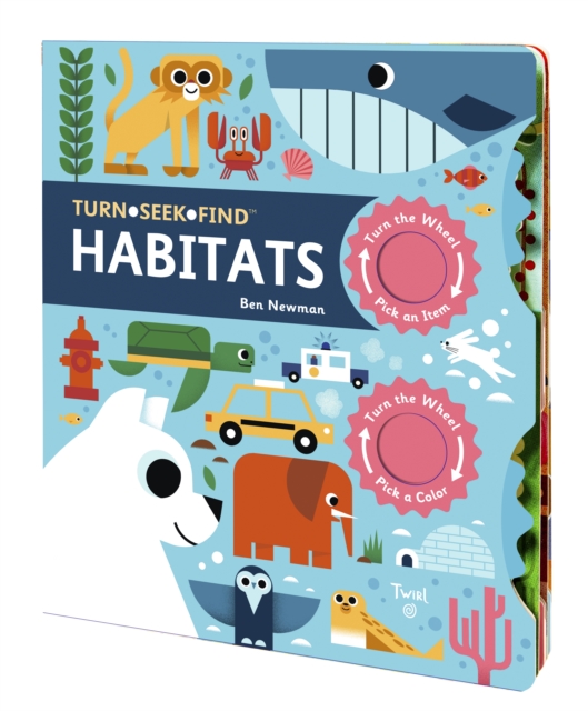 Turn Seek Find: Habitats, Board book Book