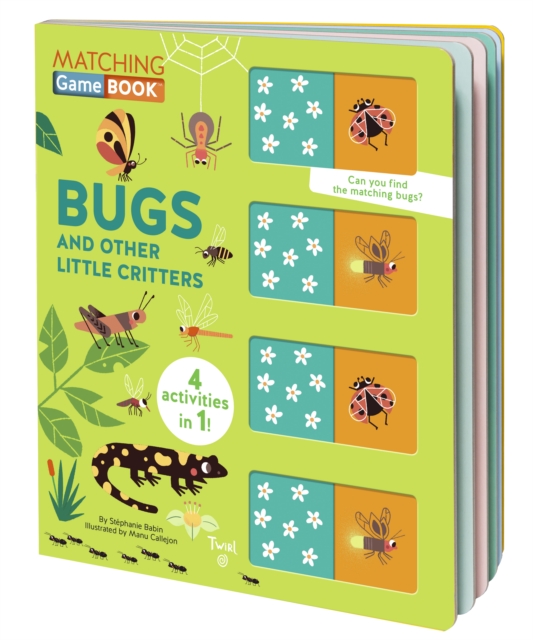 Matching Game Book: Bugs and Other Little Critters, Hardback Book