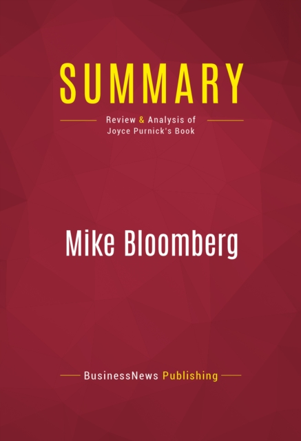 Summary: Mike Bloomberg, EPUB eBook