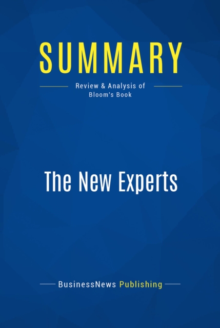 Summary: The New Experts, EPUB eBook