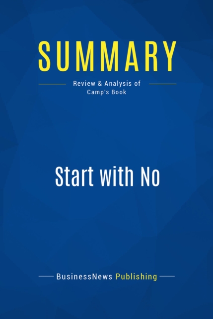 Summary: Start with No, EPUB eBook