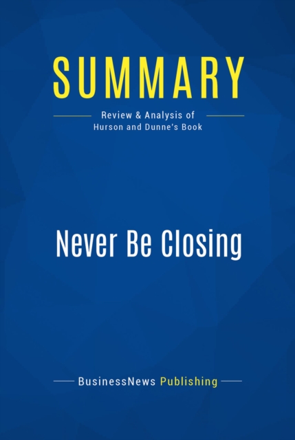 Summary: Never Be Closing, EPUB eBook