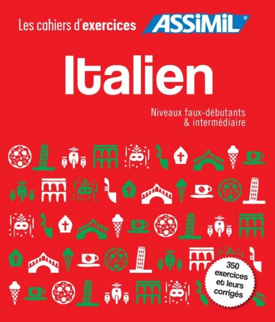 Coffret Cahiers d'exercices ITALIEN : faux-debutants + intermediaire, Paperback / softback Book