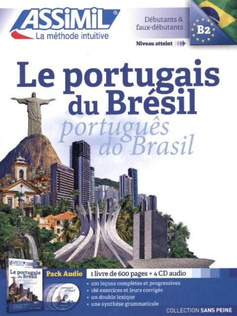 Le Portugais du Bresil Book + 4 Audio Cds, Mixed media product Book