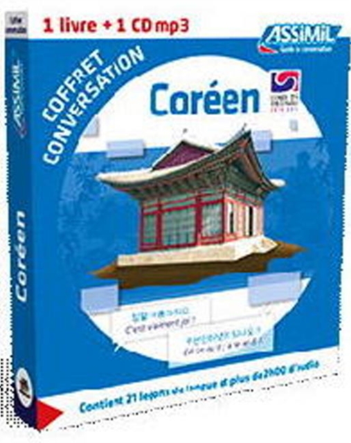 Coffret conversation coreen (guide+CD), Paperback / softback Book