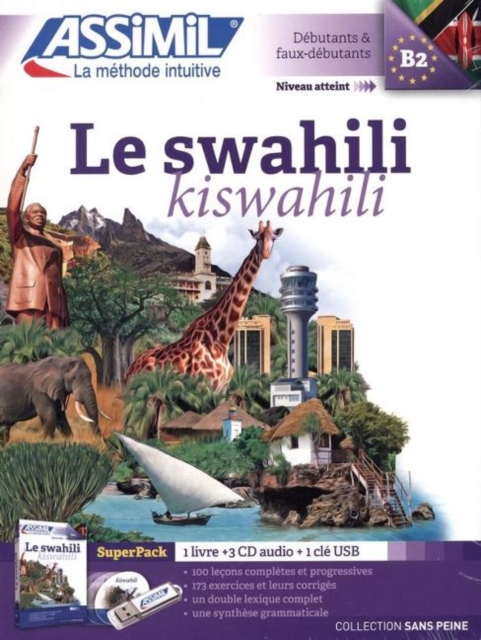 Le Swahili (Superpack, Book + 3 Cds + 1 USB), Mixed media product Book