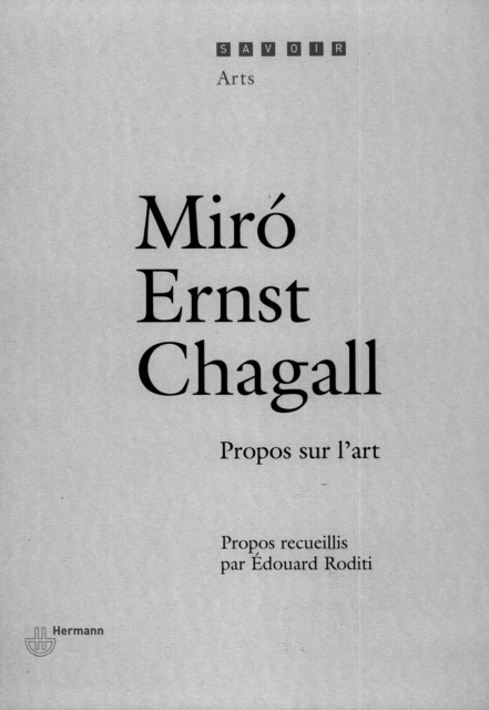 Miro, Ernst, Chagall : Propos sur l'art, PDF eBook
