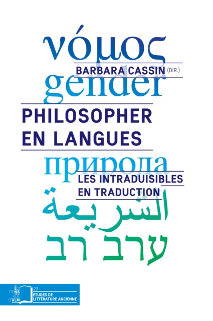 Philosopher en langues, PDF eBook