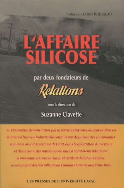L'Affaire Silicose par deux fondateurs de Relations, PDF eBook
