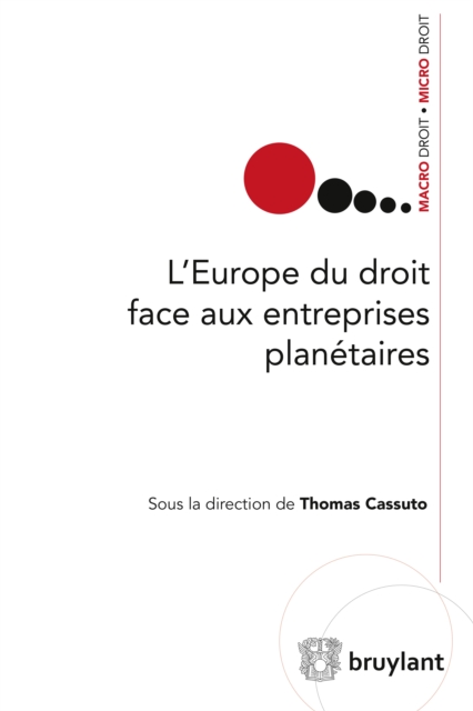 L'Europe du droit face aux entreprises planetaires, EPUB eBook
