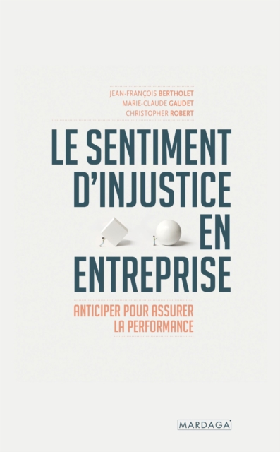 Le sentiment d'injustice en entreprise : Anticiper pour assurer la performance, EPUB eBook