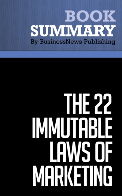 Summary: The 22 immutable laws of marketing  Al Ries and Jack Trout, EPUB eBook