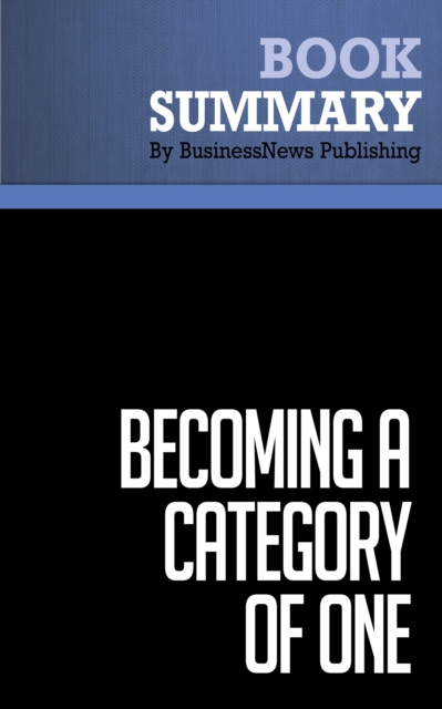 Summary: Becoming a Category of One  Joe Calloway, EPUB eBook