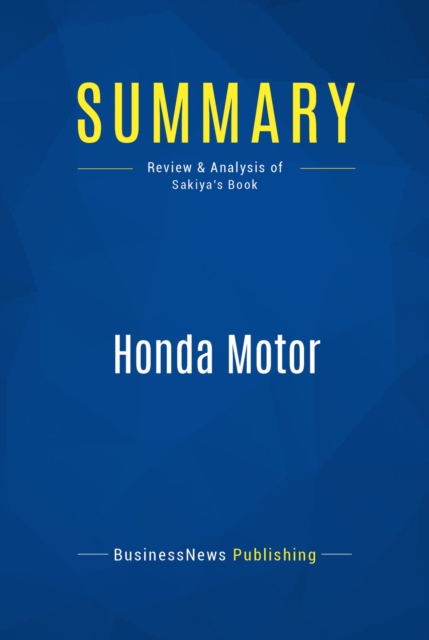 Summary: Honda Motor, EPUB eBook