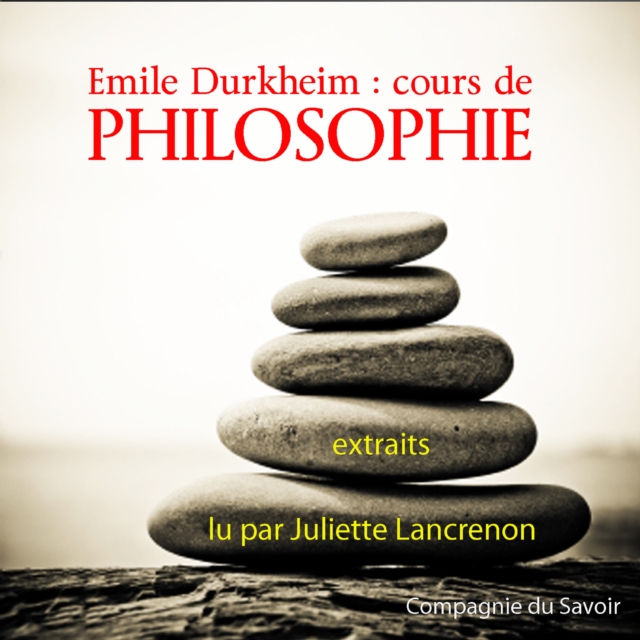 Durkheim : Cours de philosophie, eAudiobook MP3 eaudioBook