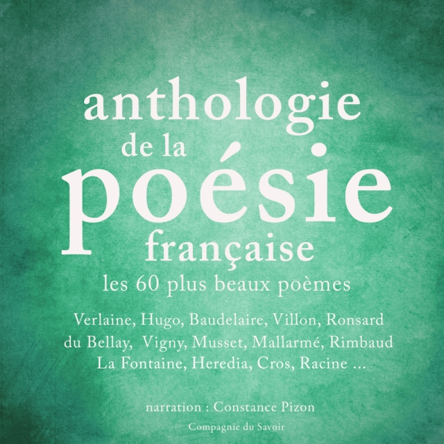 Anthologie de la poesie francaise, eAudiobook MP3 eaudioBook