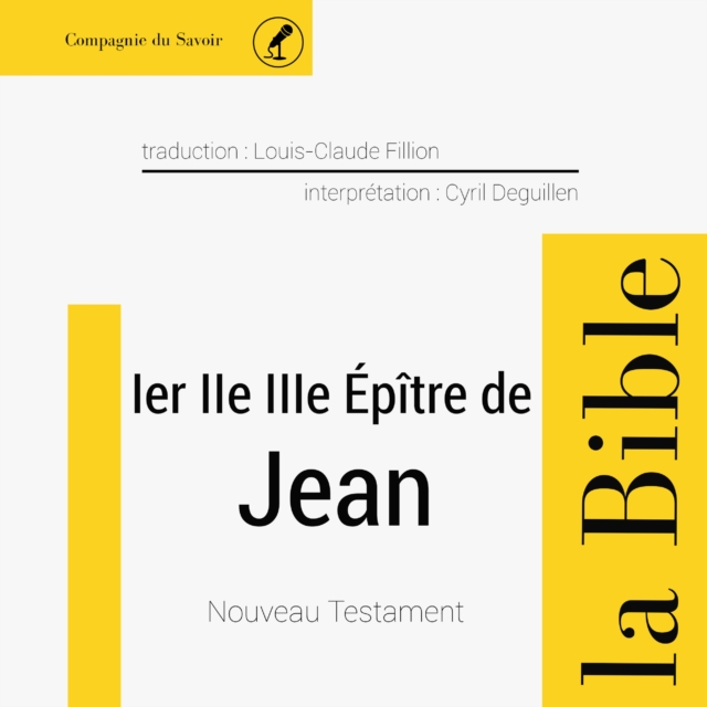 Premiere, Deuxieme et Troisieme epitre de Jean, eAudiobook MP3 eaudioBook