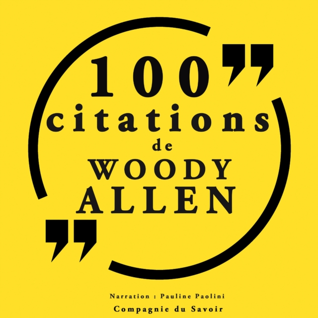 100 citations Woody Allen, eAudiobook MP3 eaudioBook