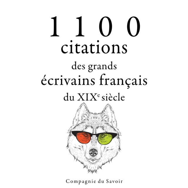 1100 citations des grands ecrivains francais du XIXe siecle, eAudiobook MP3 eaudioBook
