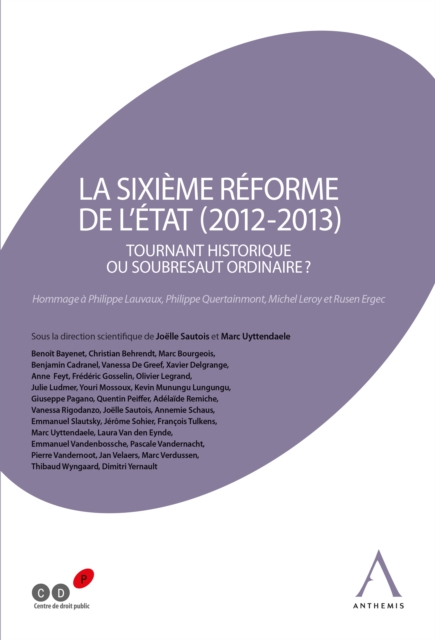 La sixieme reforme de l'Etat (2012-2013), EPUB eBook
